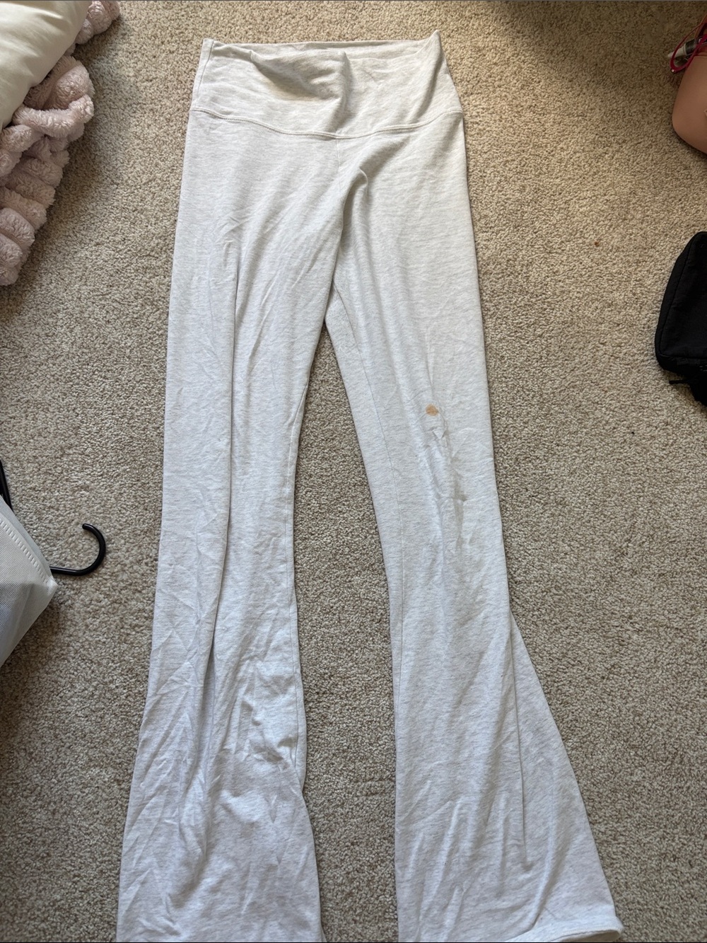 Brandy Melville Cream Boot Cut Flare Pants